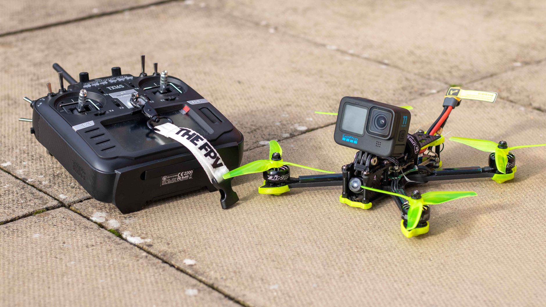 BetaFPV Cetus X tiny FPV drone on wooden table